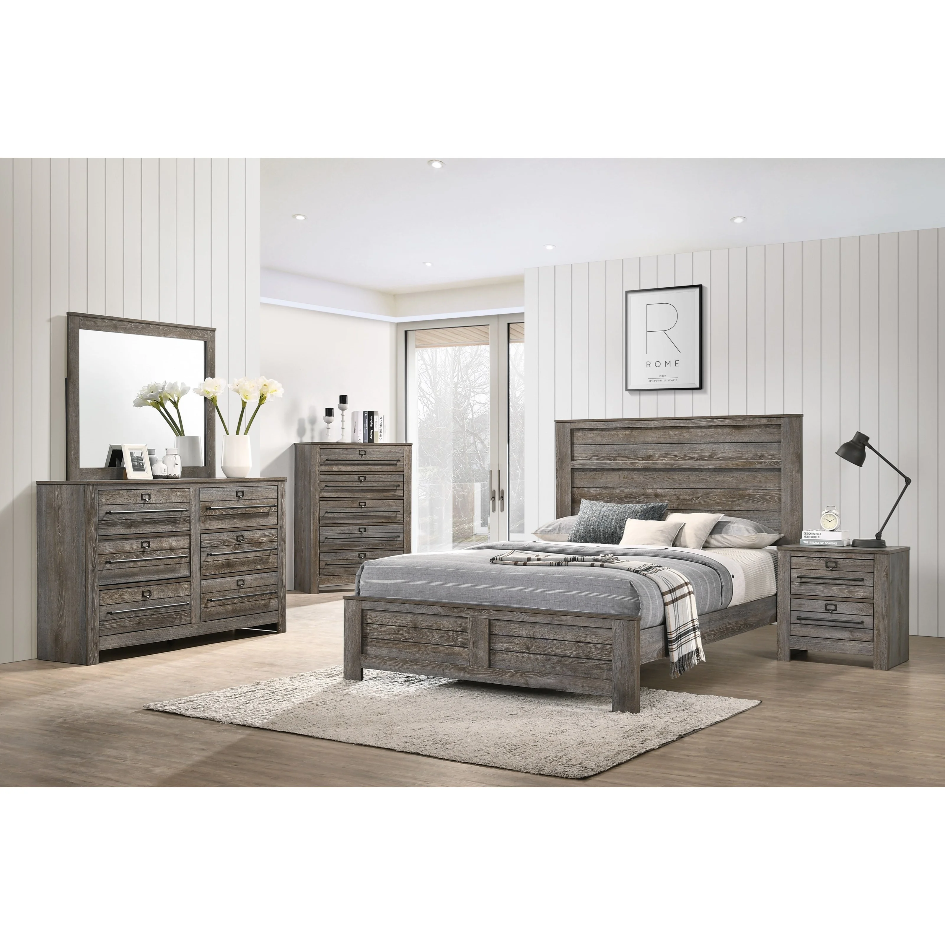 Crown Mark Bateson B6960Q5 Queen Bedroom Group Galleria Furniture